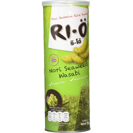 Rio Riz Thai Jasmine Seaweed Wasabi Czipsy Z Tajlandii Sklep Scrummy