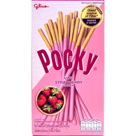 Pocky Strawberry Fibre